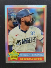 2025 Topps Heritage - Teoscar Hernandez #395 Chrome Refractor Dodgers 