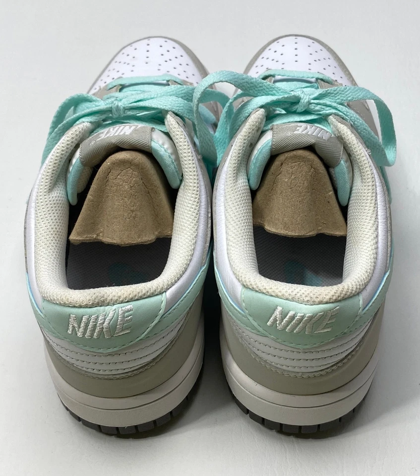 NUEVO Zapatos de golf para mujer talla 8W Dunk NG blancos gris menta 484326-100 nuevos en caja 1232b Foto 3 de 4