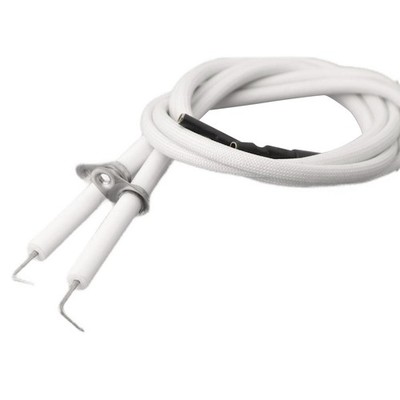 Premium Keramik Zündkabel mit Halterungen Set aus zwei Elektroden