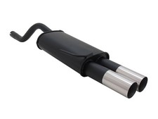 Novus Sportendschalldämpfer für Renault Clio II (BB0/CB0) 2 x 76mm RL-Design