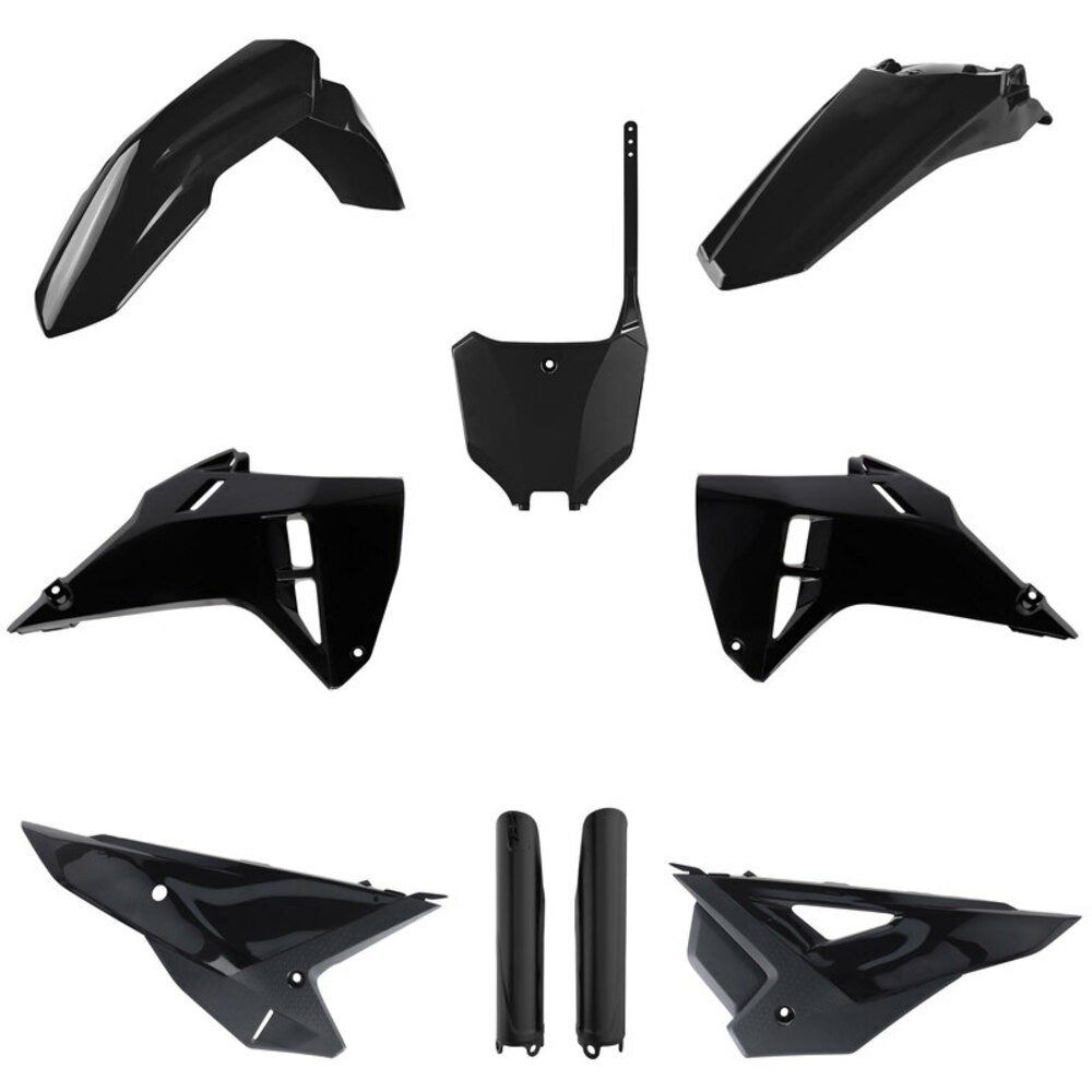 Polisport Black 91600 - Full Plastics Kit For Honda Crf250r 2025-2026 - Image 5