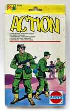 A-Toys 1206 WW2 German Afrika Corps Figure Kit (50) 1:72 Esci Italy MIB