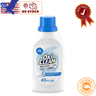 Oxi Clean White Revive Whitener & Stain Remover Liquid 45 Fl Oz Pack of 1