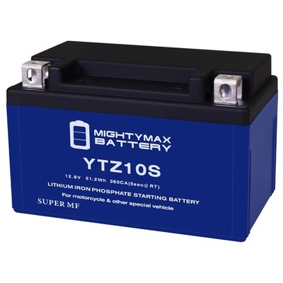 Mighty Max YTZ10S Lithium Battery Replaces Honda Silverwing Scooter UTZ10S