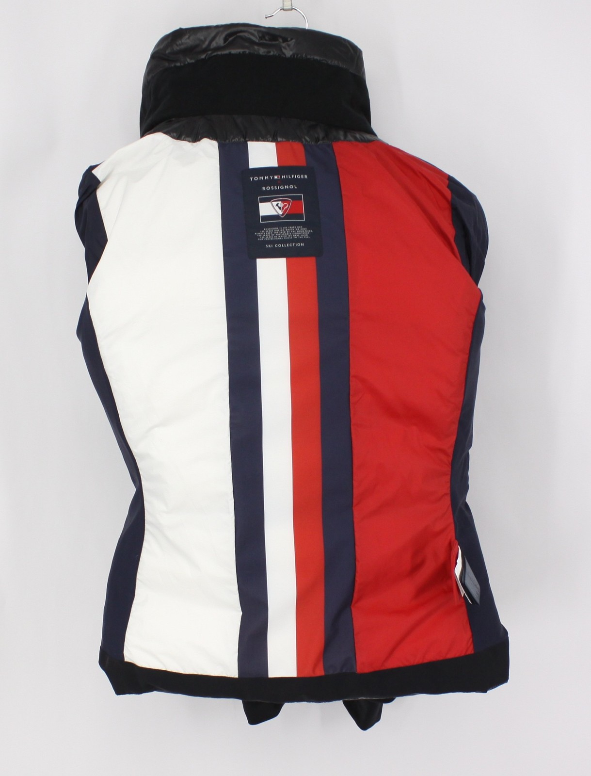 TOMMY HILFIGER ROSSIGNOL WOMENS SKI DOWN JACKET 40/L UK 12 JET BLACK RRP £695 IB image 4