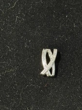 Rhinestone Silver Plated Pendant For Necklace By BR SUN Infinity