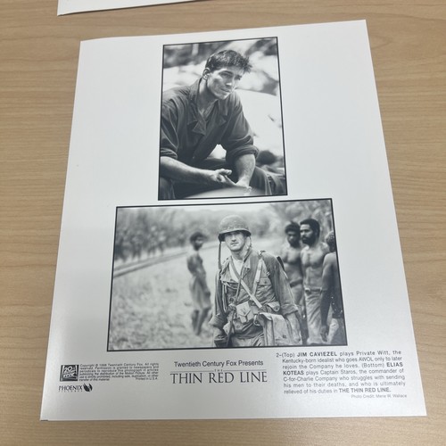 The Thin Red Line Movie Press Stills 10 Promo Photos 1998 Terrence Malick Film - Picture 6 of 14