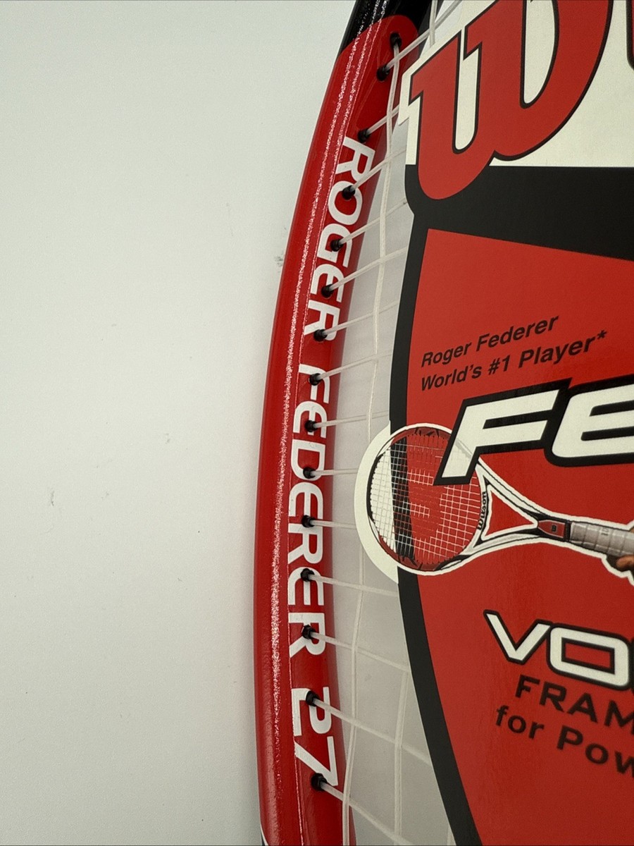Wilson Roger Federer 27 Titanium 4 3/8 L3 Tennis Racket | eBay