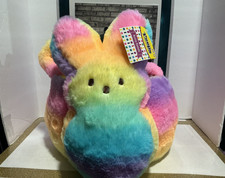 PEEPS EASTER BUNNY BASKET PLUSHIE