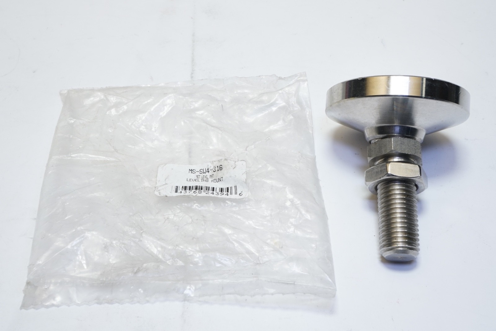 New Steel Level-It Stud Style, Metric MS-SW4-316 Leveling Mount Swivel ShipsFREE
