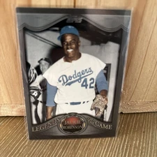 2009 Topps Target "Legends of the Game Platinum" #LLP-12 Jackie Robinson NrMt/Mt