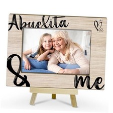 Grandma Picture Frames Wood Photo Frames for Granny Nana Horizontal off-white09