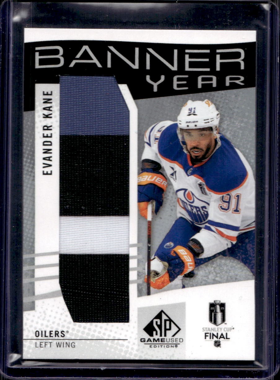 Evander Kane 2025-26 SP Game Used #BYSC-EK Banner Year Jersey