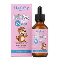 Healthy Petz Liquid Collagen for Dogs, Daily Collagen for Dogs with ThreeColl...