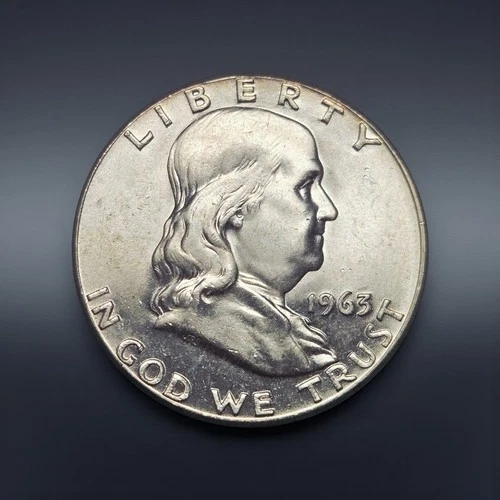1963-P Franklin Half Dollar 90% Silver