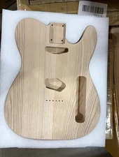 DIY Parts Raw 2 Piece Matched Ash Wood TL Guitar Body Kits Unfinished