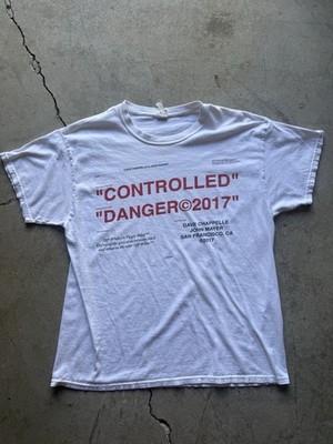 Off-White Dave Chappelle x John Mayer Virgil Abloh Controlled Danger Shirt Large