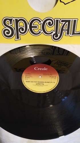 Boney M 'Baby Do You Wanna Bump' 12” Single Limited Edition Tested VG+/VG+ - Picture 6 of 9