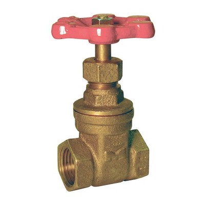 GRAINGER APPROVED 6TWJ7 Gate Valve,3/8'',Brass,NPT 6TWJ7