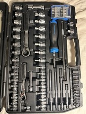 Gear Ratchet Napa Mechanics Tool Socket Set Metric 69 Pieces Pass Through Thru