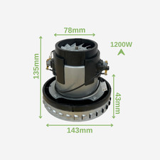 Motore aspiratore monostadio by-pass 220 1200W KARCHER GHIBLI IPC SOTECO LAVOR