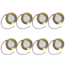 16 x LED 12V Recessed Spot Lights Camper Van Caravan Motorhome Boat Downlights