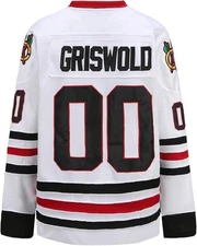 Griswold #00 Movie Hockey Jersey M-2XL | Stitched Letters & Numbers