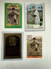 4 AL KALINE Baseball Cards. SEE DESCRIPTION/PHOTOS