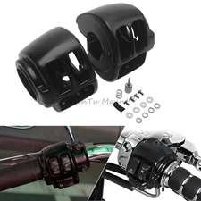 Aluminum Handlebar Button Switch Housing Covers For Harley Sportster Street Bob