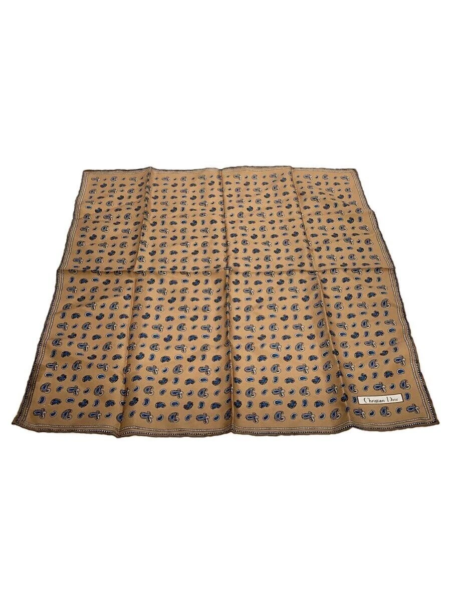 Foulard Christian Dior soie BEG motif intégral femme