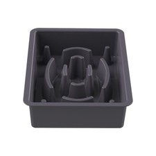 New Best Decflow 1PCS Slow Feeder Dog Food Bowls for Medium Large Dogs Grey