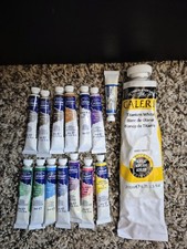 Winsor And Newton Watercolor Acrylic Lot Of 15 New