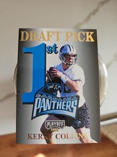 1995 Playoff Football 1st Draft Pick KERRY COLLINS RC Carolina Panthers