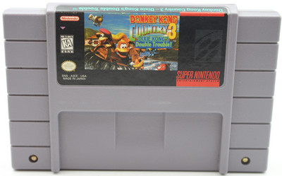 Donkey Kong Country 3 Super Nintendo SNES Tested Authentic, Saves