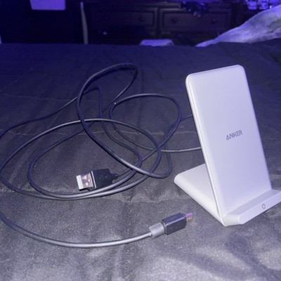 Anker Wireless Charger, PowerWave 10W Stand, Qi-Certified, Fast Charging iPhone
