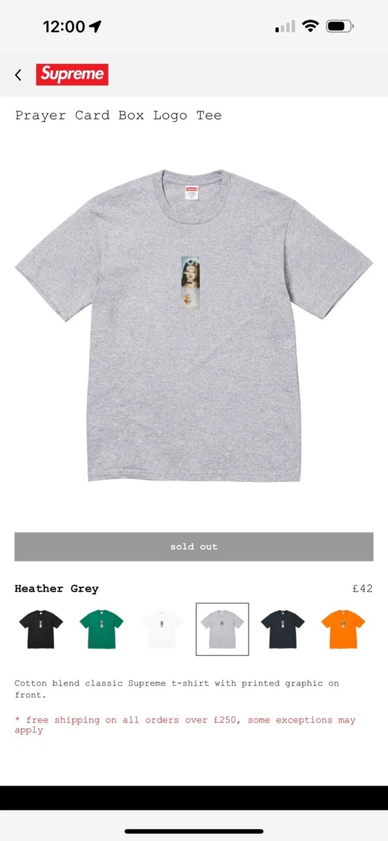 Supreme Sith Tee Heather Grey Large Supreme Grey T-Shirts for Men