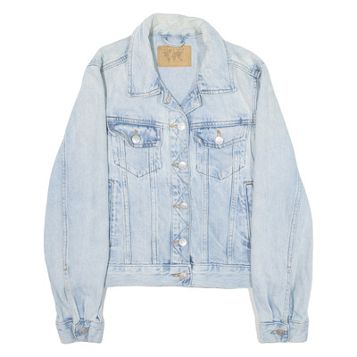 VINTAGE AMISU Damen Jeansjacke Blau S