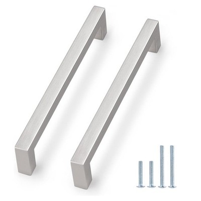 Probrico 50 Pack Cabinet Pulls Brushed Nickel 160mm Drawer Handles