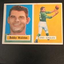Topps 1957 Bobby Walston #61 Philadelphia Eagles Football Trading Card