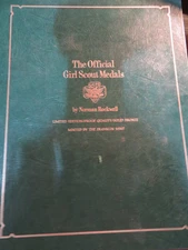 THE OFFICIAL GIRL SCOUT ROCKWELL MEDALS SET - Proof Solid Bronze Circa 1977