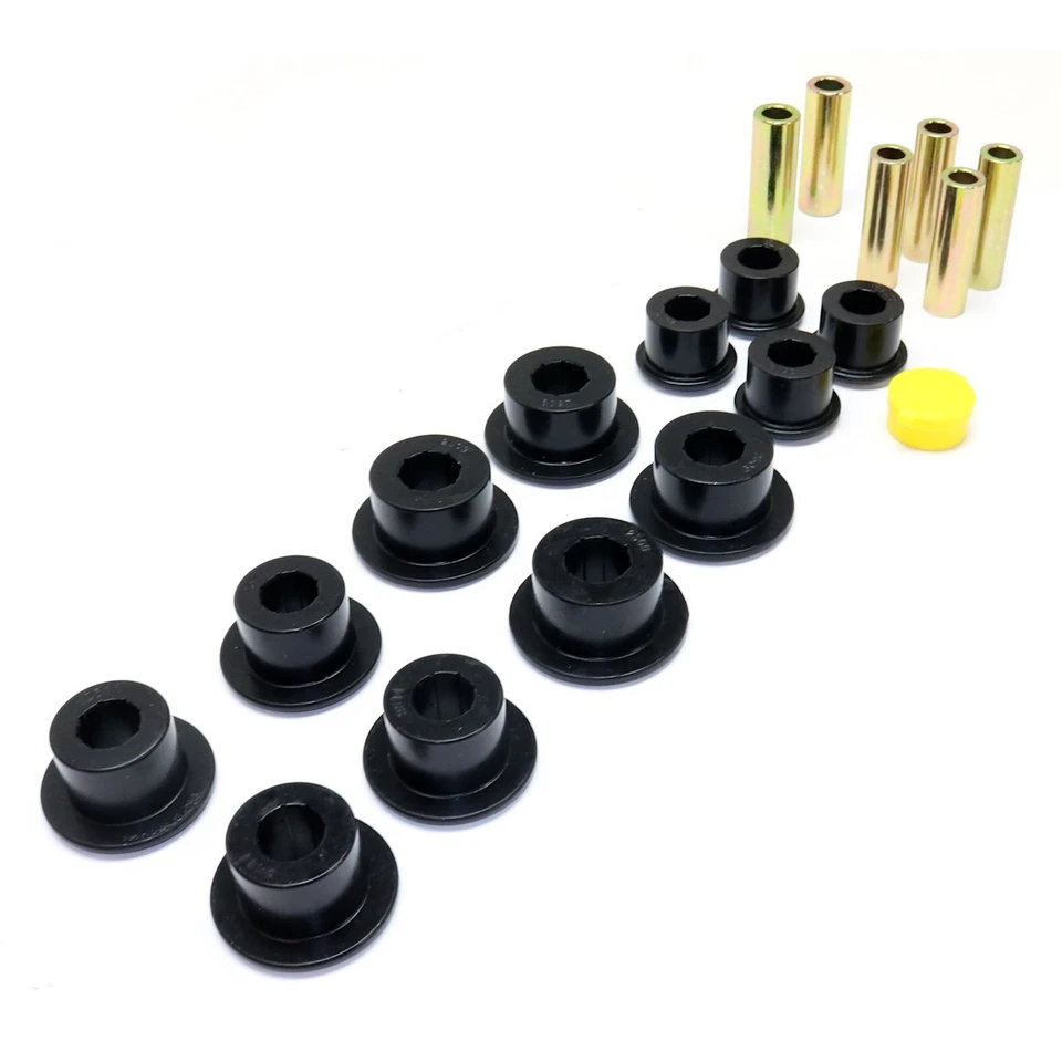 Juego de 2 resortes y grilletes suspensión energética 3.2141G bujes de resorte de hoja traseros Foto 3 de 4