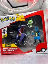 Pokemon Battle Figure Multi-Pack -  "GARCHOMP, SPRIGATITO, LUCARIO"