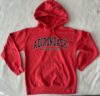 Adirondack Mountains Mens Medium Hooded Sweatshirt PRAIRIE MOUNTAIN M  Hoodie