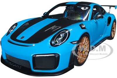 PORSCHE 911 (991.2) GT2 RS WEISSACH PACKAGE MIAMI BLUE 1/18 MODEL