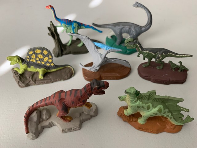 jurassic park diecast metal dinosaurs