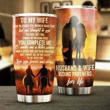 Anniversary Gifts To My Wife Wedding Vows I Love You Stainless Steel Tumbler