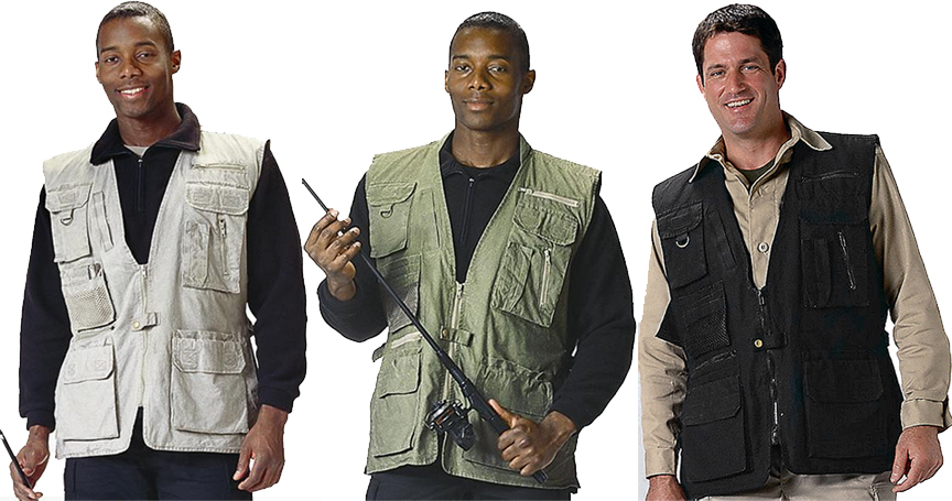 Multi Pocket Travel Vest Utility Fishing Hiking Hunting Work Photo