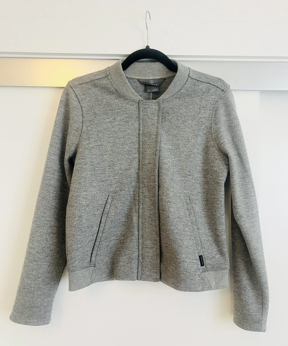 Boiled wool cheap bomber jacket