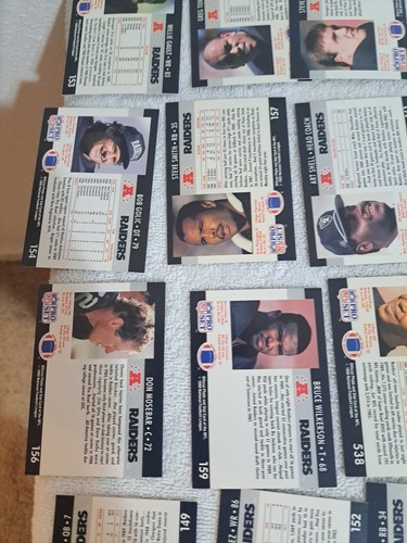 Pro Set Bo Jackson Allen Howie Long Beuerlein Shroeder Gault Brown Raiders NFL - Picture 24 of 24