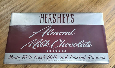 Vintage Hershey s Milk Chocolate Bar Almonds Candy Gift Box Pennsylvania EMPTY